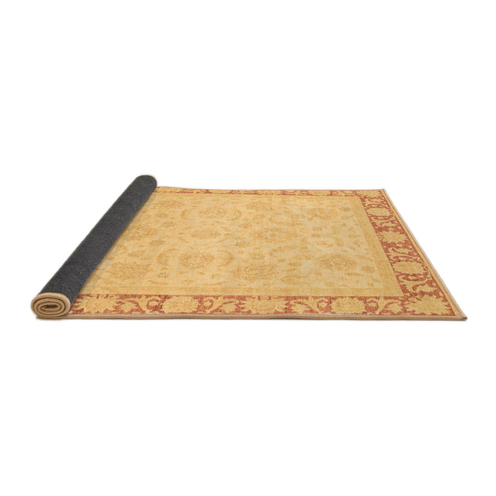 Sideview of Abstract Brown Modern Rug, abs3828brn