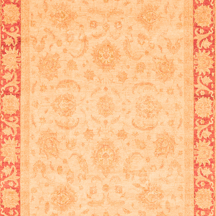 Machine Washable Abstract Orange Modern Area Rugs, wshabs3828org