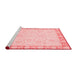 Modern Red Washable Rugs