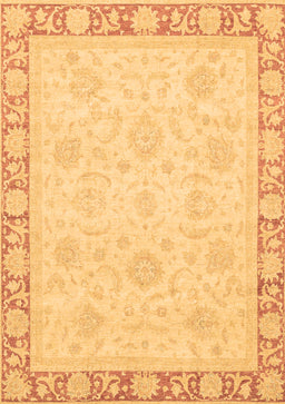 Abstract Brown Modern Rug, abs3828brn