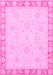 Abstract Pink Modern Rug, abs3828pnk