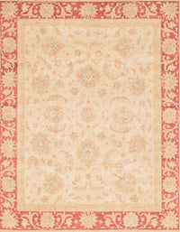 Machine Washable Abstract Pastel Orange Rug, wshabs3828