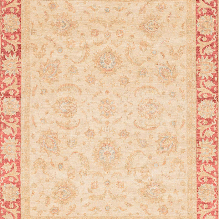 Machine Washable Abstract Pastel Orange Rug, wshabs3828
