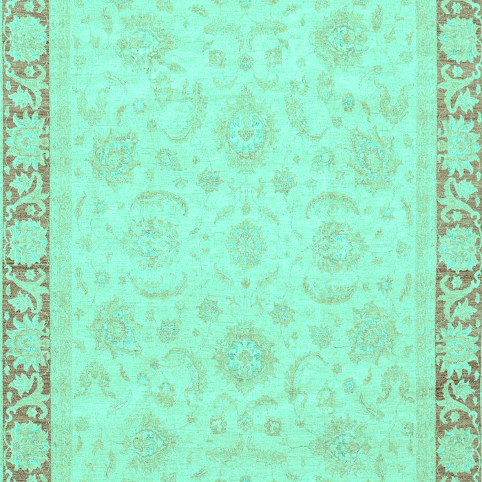 Abstract Turquoise Modern Rug, abs3828turq