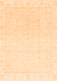 Abstract Orange Modern Rug, abs3829org