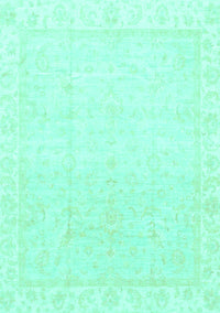 Abstract Turquoise Modern Rug, abs3829turq