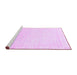 Sideview of Machine Washable Abstract Purple Modern Area Rugs, wshabs3829pur