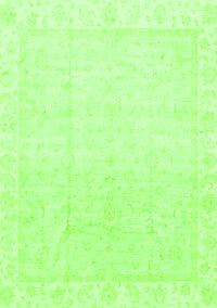 Abstract Green Modern Rug, abs3829grn