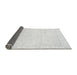 Sideview of Abstract Gray Modern Rug, abs3829gry