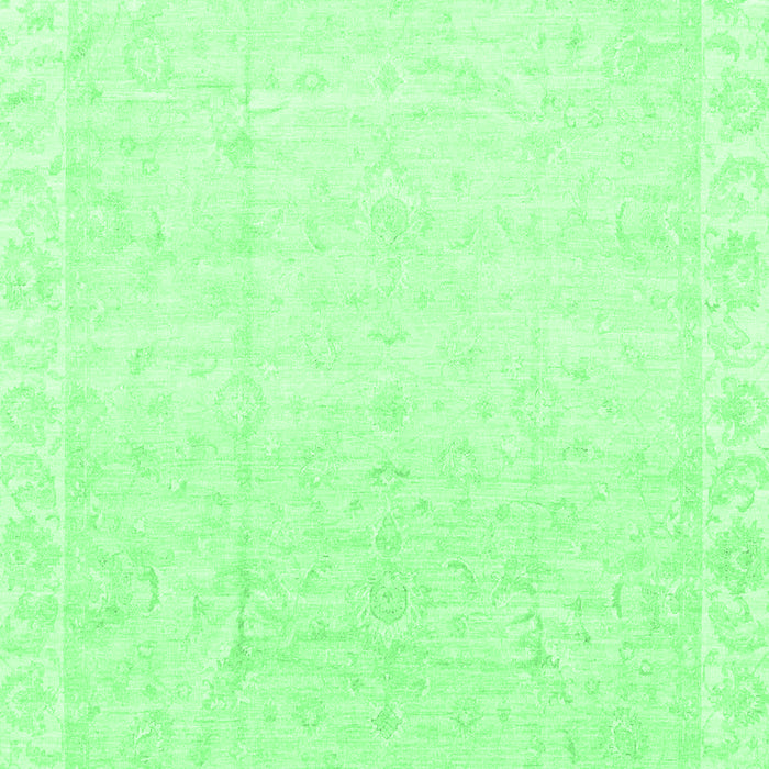 Machine Washable Abstract Emerald Green Modern Area Rugs, wshabs3829emgrn