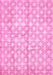 Machine Washable Abstract Pink Modern Rug, wshabs382pnk