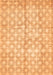 Machine Washable Abstract Orange Modern Area Rugs, wshabs382org