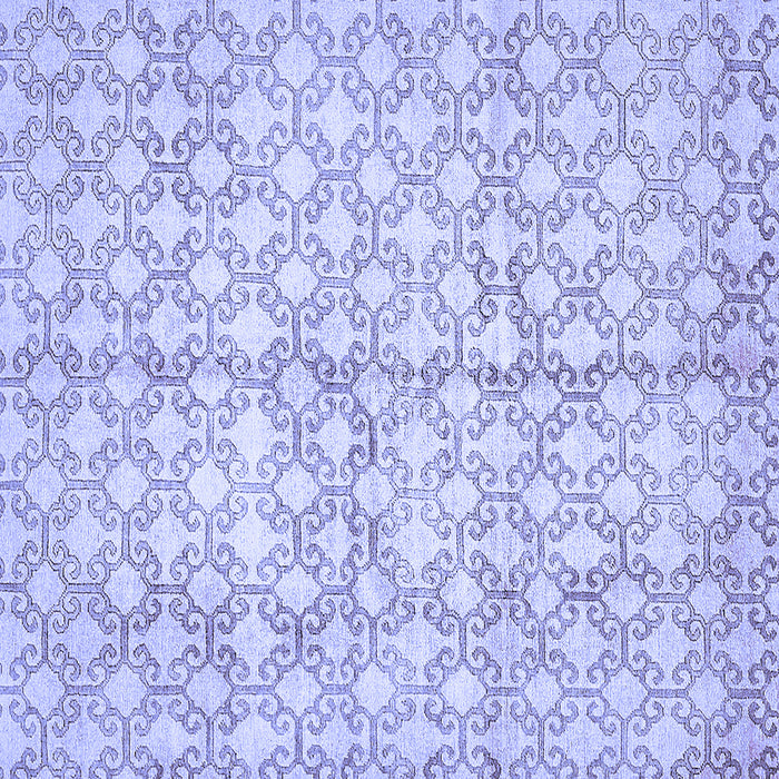 Square Machine Washable Abstract Blue Modern Rug, wshabs382blu