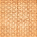 Square Abstract Orange Modern Rug, abs382org