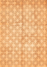 Abstract Orange Modern Rug, abs382org