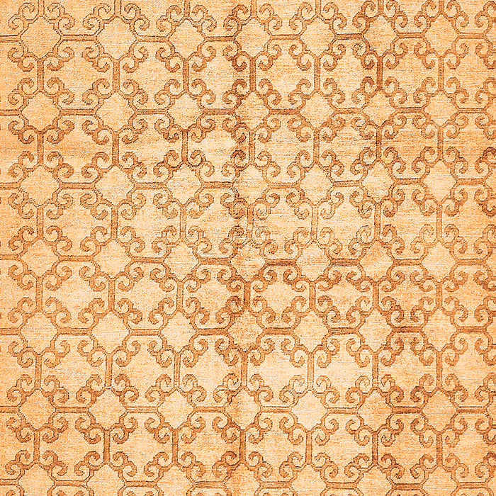 Abstract Orange Modern Rug, abs382org