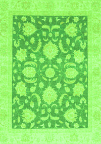 Oriental Green Traditional Rug, abs3830grn