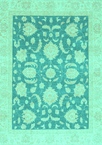 Oriental Turquoise Traditional Rug, abs3830turq