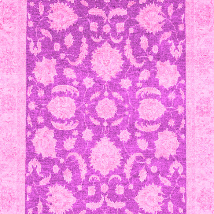 Machine Washable Oriental Pink Traditional Rug, wshabs3830pnk