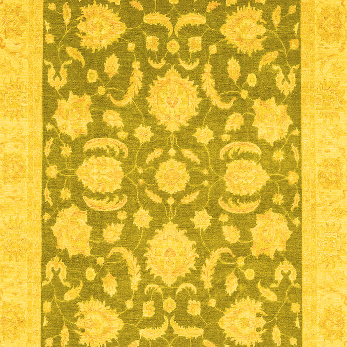 Oriental Yellow Traditional Rug, abs3830yw