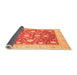 Sideview of Oriental Orange Traditional Rug, abs3831org