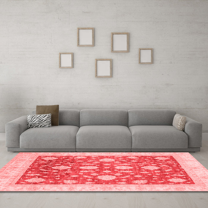 Traditional Red Washable Rugs