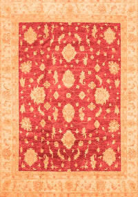 Oriental Orange Traditional Rug, abs3831org