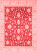 Oriental Red Traditional Area Rugs