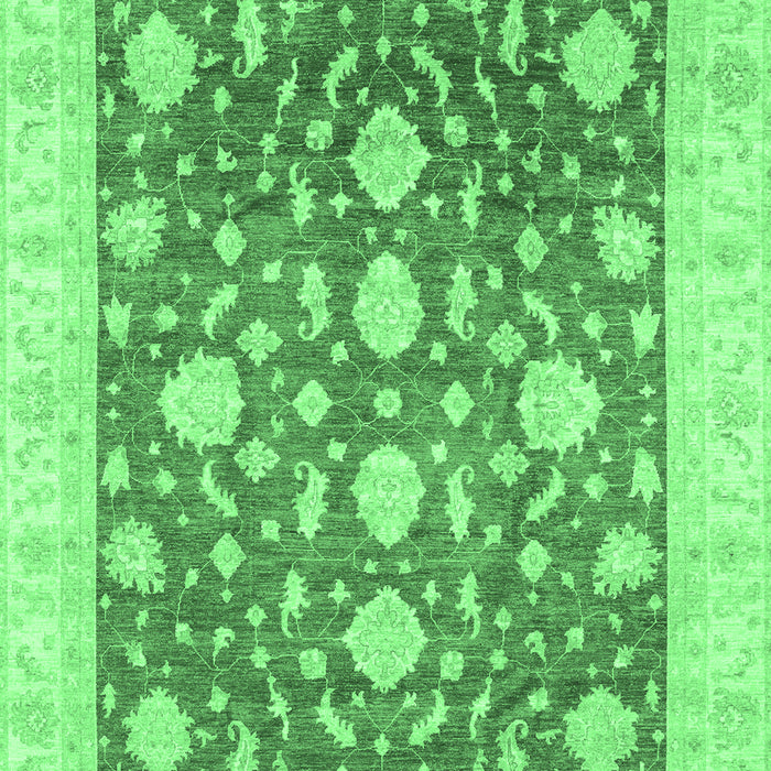 Oriental Emerald Green Traditional Rug, abs3831emgrn