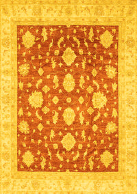 Oriental Yellow Traditional Rug, abs3831yw