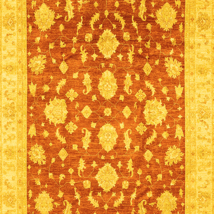 Oriental Yellow Traditional Rug, abs3831yw