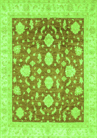 Oriental Green Traditional Rug, abs3831grn