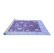 Sideview of Machine Washable Oriental Blue Traditional Rug, wshabs3831blu