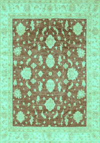 Oriental Turquoise Traditional Rug, abs3831turq