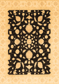 Oriental Brown Traditional Rug, abs3832brn