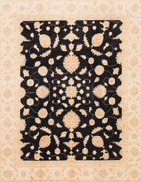 Machine Washable Abstract Dark Brown Rug, wshabs3832