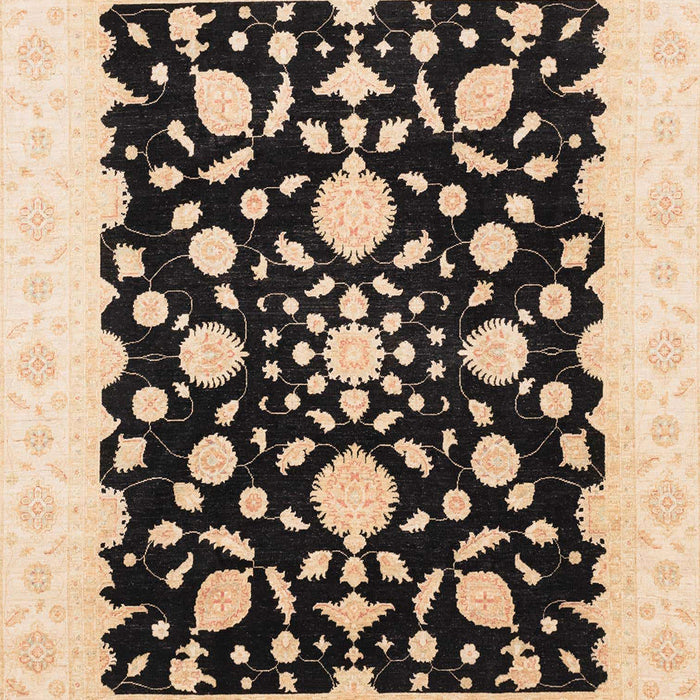 Machine Washable Abstract Dark Brown Rug, wshabs3832