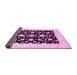 Sideview of Oriental Pink Traditional Rug, abs3832pnk