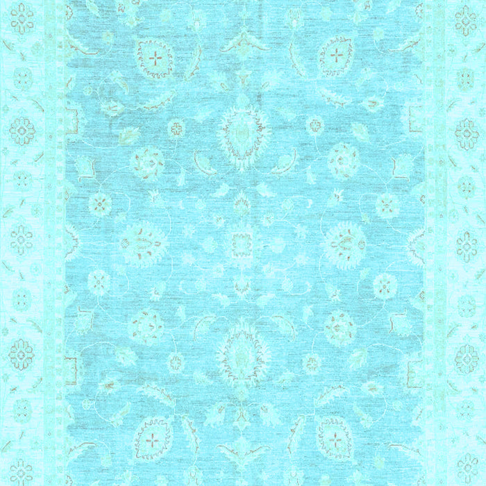 Oriental Light Blue Traditional Rug, abs3833lblu