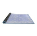 Sideview of Oriental Blue Traditional Rug, abs3833blu