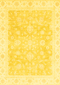 Oriental Yellow Traditional Rug, abs3833yw