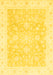 Oriental Yellow Traditional Rug, abs3833yw