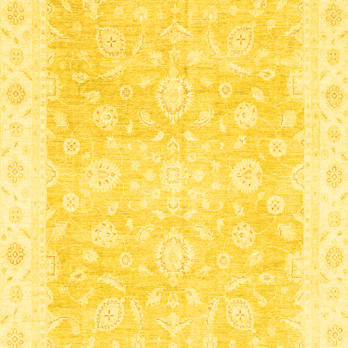 Oriental Yellow Traditional Rug, abs3833yw