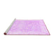 Sideview of Machine Washable Oriental Purple Traditional Area Rugs, wshabs3833pur