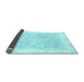 Sideview of Oriental Light Blue Traditional Rug, abs3833lblu