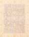 Abstract Pastel Orange Oriental Rug, abs3833