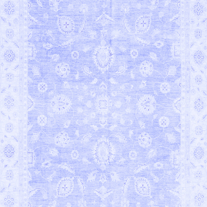 Machine Washable Oriental Blue Traditional Rug, wshabs3833blu