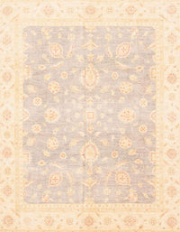 Machine Washable Abstract Pastel Orange Rug, wshabs3833