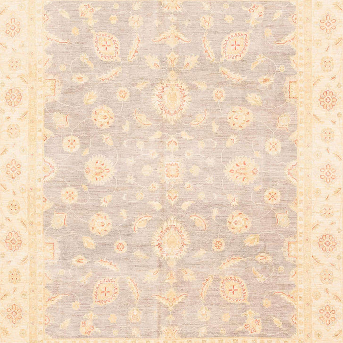 Machine Washable Abstract Pastel Orange Rug, wshabs3833