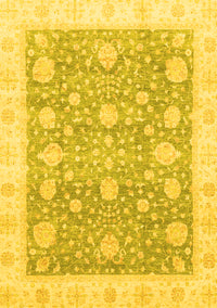 Oriental Yellow Traditional Rug, abs3834yw